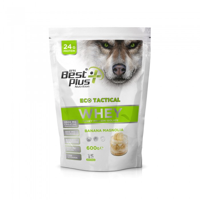 BPN Best Plus Nutrition  Eco Tactical Whey  600 Gr (Banana Magnolya) Protein Tozu
